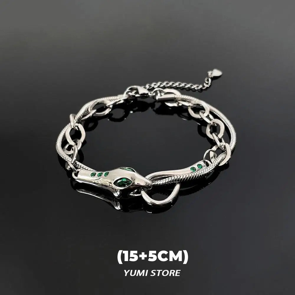 Retro Flame Cross Bracelet For Men Woman Hip Hop Titanium Steel Splice Chain Charm Unisex Jewelry Cool Kpop Luxury Accessories