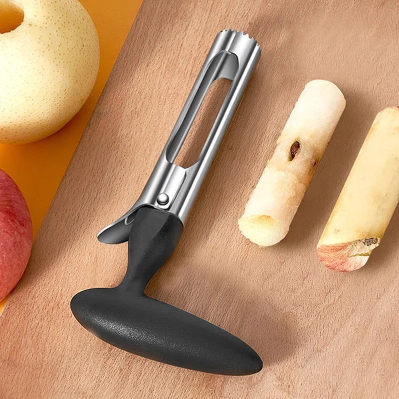 1Pc Apple Corer Pear Apple Cutter Slicer Stainless Steel Apple Core Remover Cutting Knife Fruit Tools Kitchen Gadget Accessories