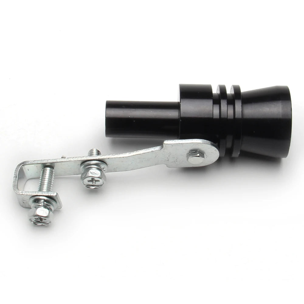 Universal Car Black Turbo Sound Whistle Vehicle Refit Device Exhaust Pipe Turbo Sound Simulator Turbo Muffler Whistler XL