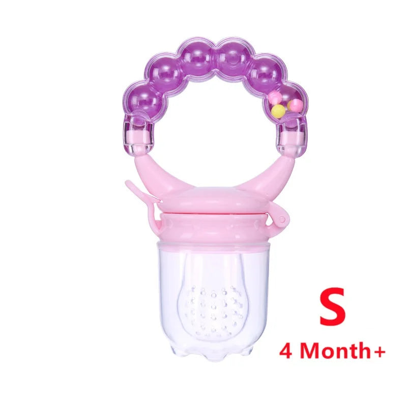 Baby Teether for Teeth Bebe Pacifier Fresh Food Feeder Babies accessories newborn Silicone Rice Cereal Fruit Bottle Squeeze