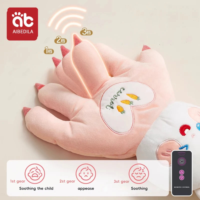 AIBEDILA Electric Baby Hand Pillows Patting Toy Baby Startle Prevention Pillow Infant Sleeping Aid Kids Soothing Hand Pillow