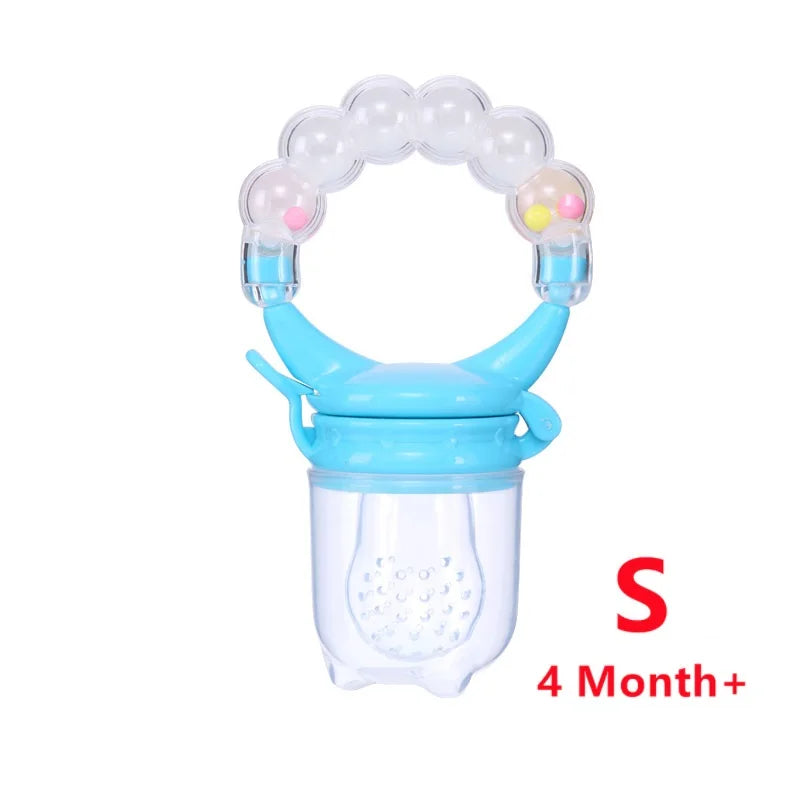 Baby Teether for Teeth Bebe Pacifier Fresh Food Feeder Babies accessories newborn Silicone Rice Cereal Fruit Bottle Squeeze